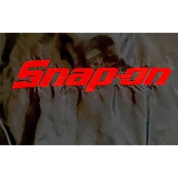 SnapOn Jacket Men’s Size XL Black Zip Snap Multiple Pockets Logo Embroidery - Picture 5 of 16